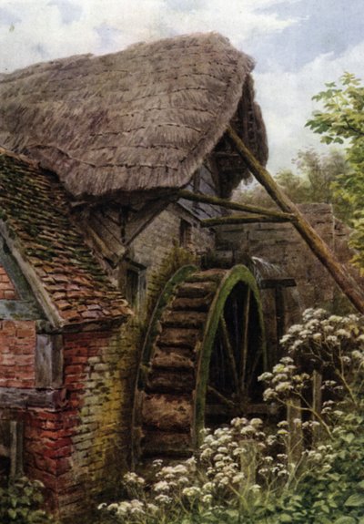 La roue du moulin, Elmley Castle, Worcester - Alfred Robert Quinton
